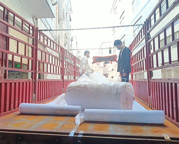 N95口罩熱風棉裝車