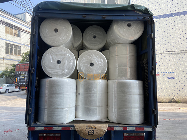 N95口罩熱風棉裝車