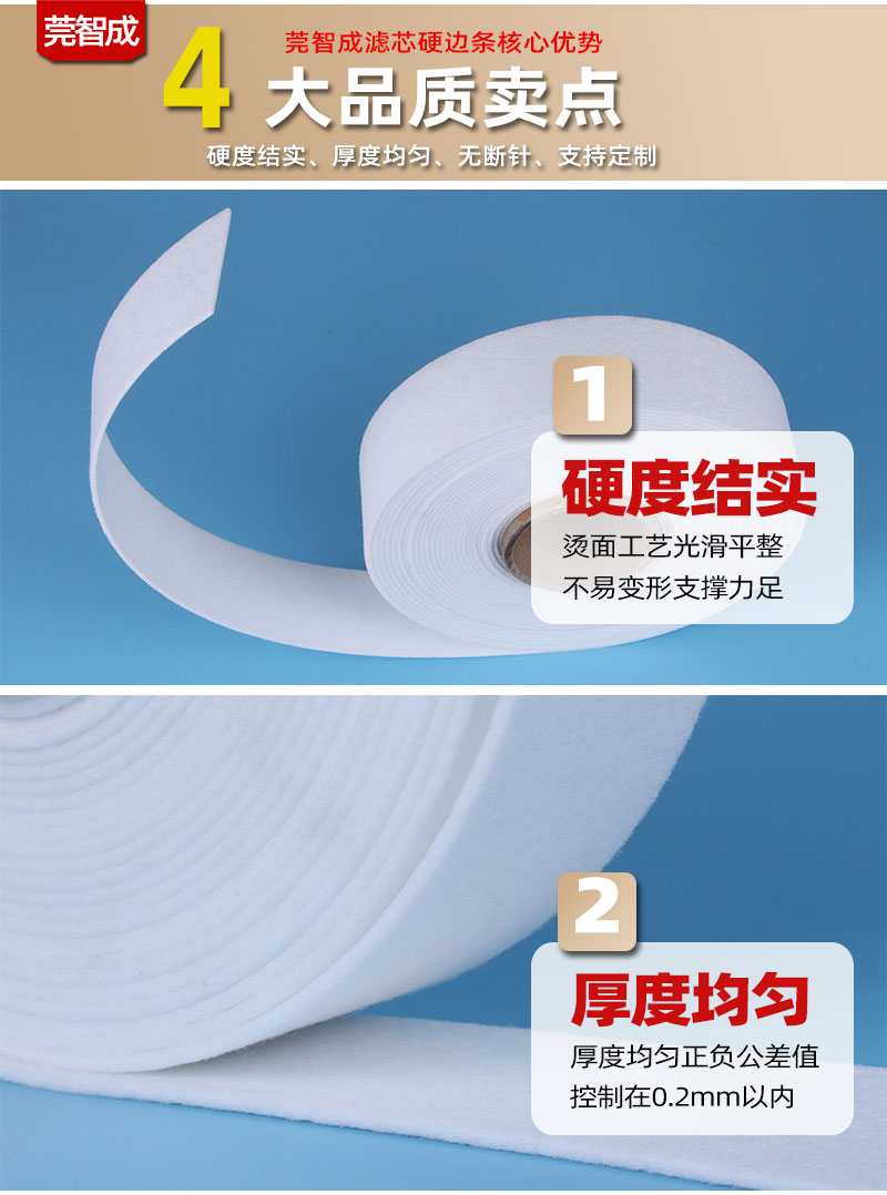 濾芯硬邊條-4大產品優勢