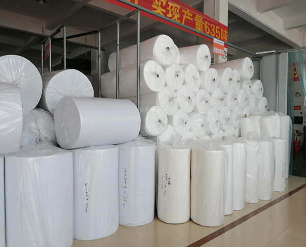 聚酯纖維貼膠針棉倉庫